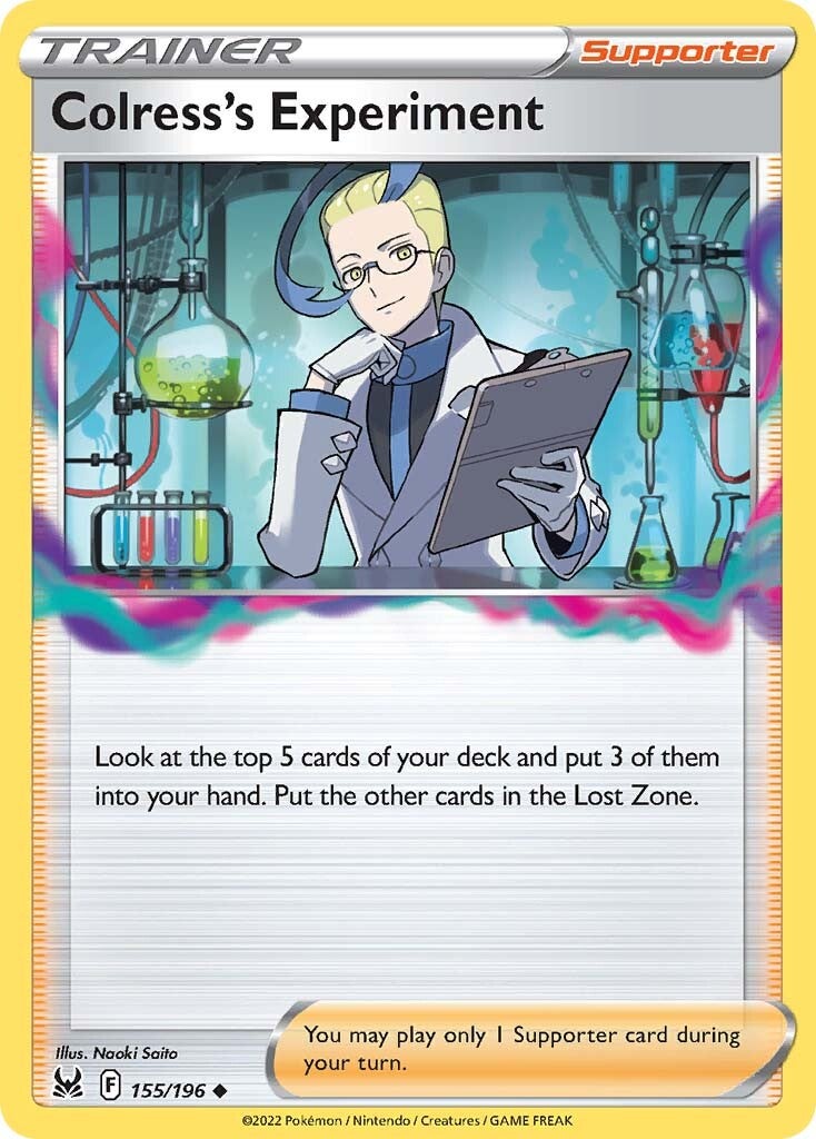 Colress's Experiment (155/196) [Sword & Shield: Lost Origin] | Card Merchant Takapuna