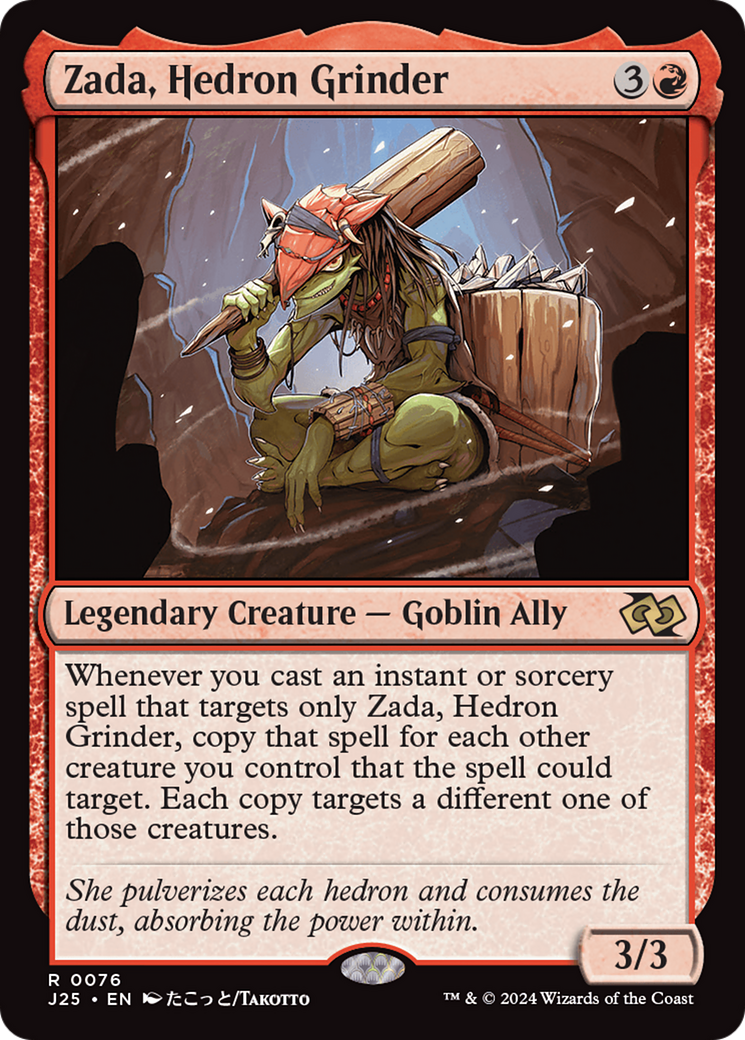 Zada, Hedron Grinder (Anime) [Foundations Jumpstart] | Card Merchant Takapuna