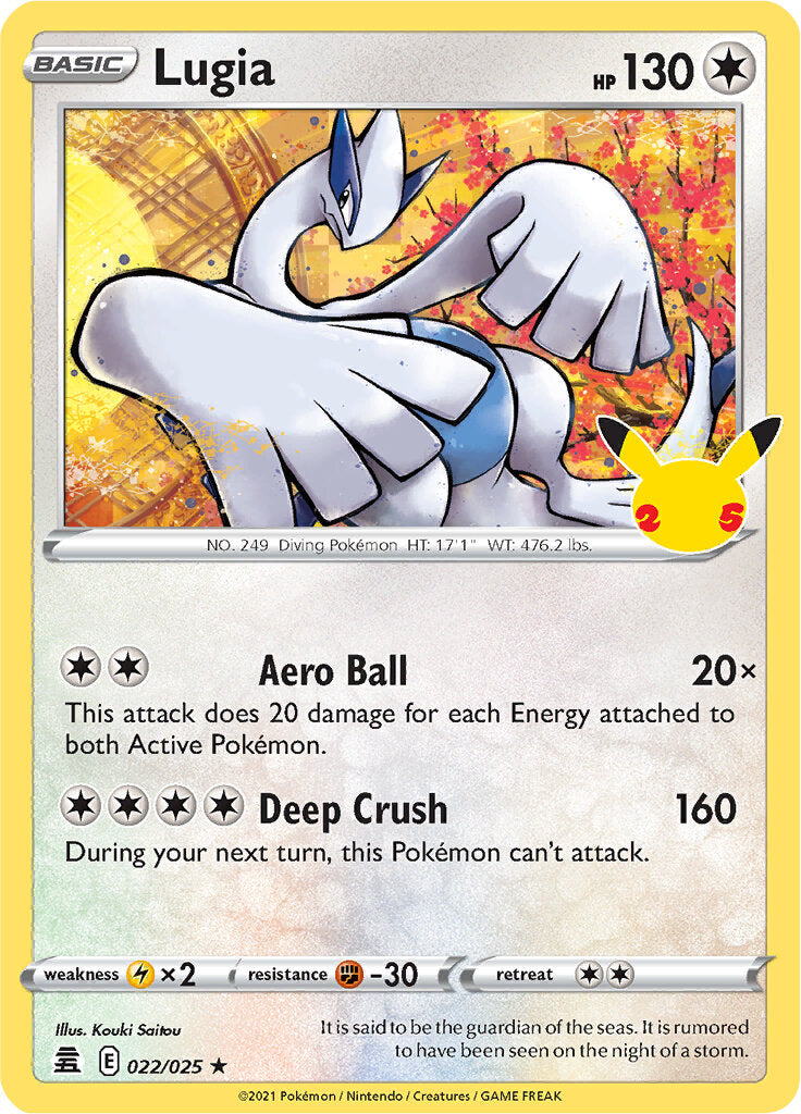 Lugia (022/025) [Celebrations: 25th Anniversary] | Card Merchant Takapuna