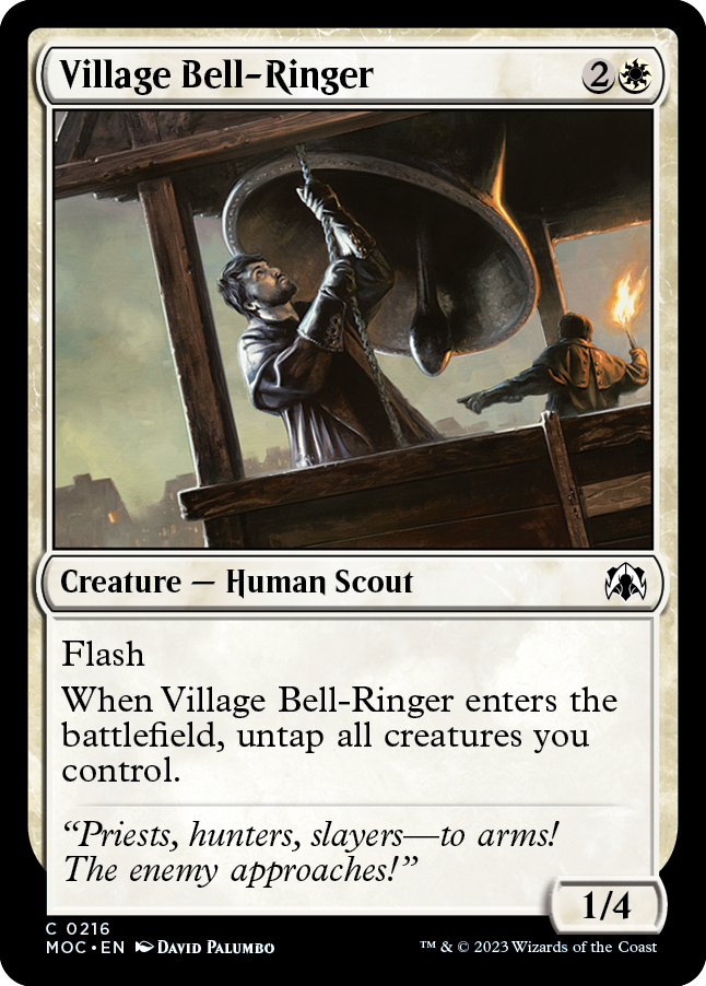 Village Bell-Ringer [March of the Machine Commander] | Card Merchant Takapuna