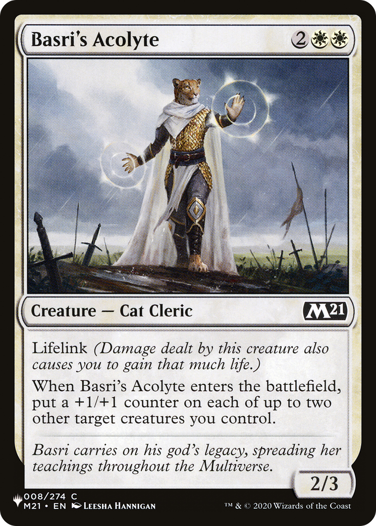 Basri's Acolyte [The List Reprints] | Card Merchant Takapuna