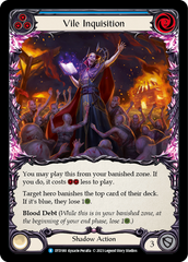 Vile Inquisition (Blue) [DTD180] (Dusk Till Dawn)  Rainbow Foil | Card Merchant Takapuna