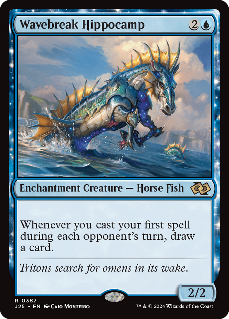 Wavebreak Hippocamp [Foundations Jumpstart] | Card Merchant Takapuna