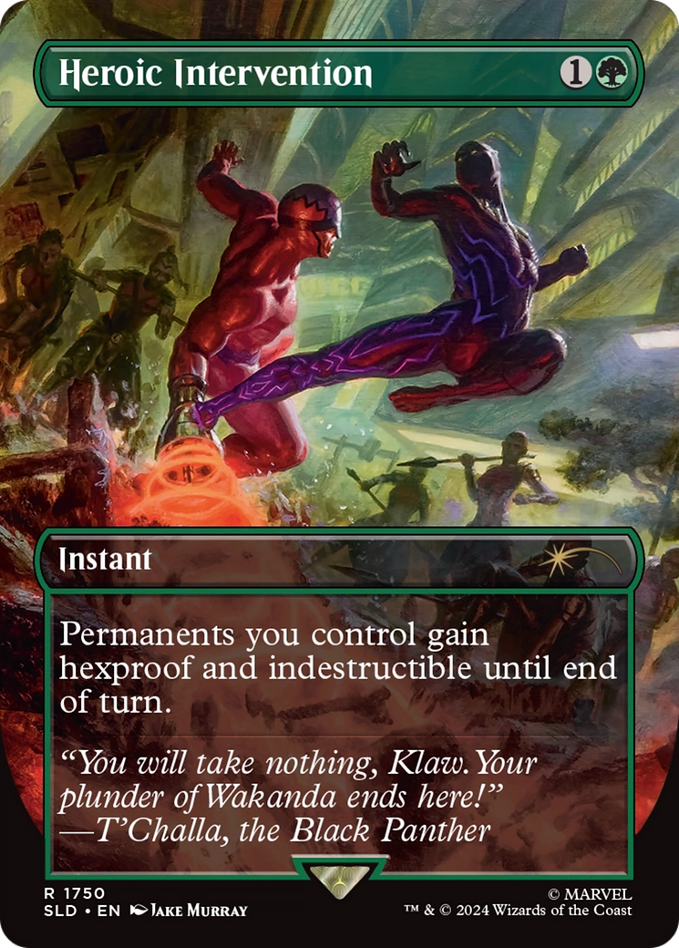 Heroic Intervention (Rainbow Foil) [Secret Lair Drop Series] | Card Merchant Takapuna