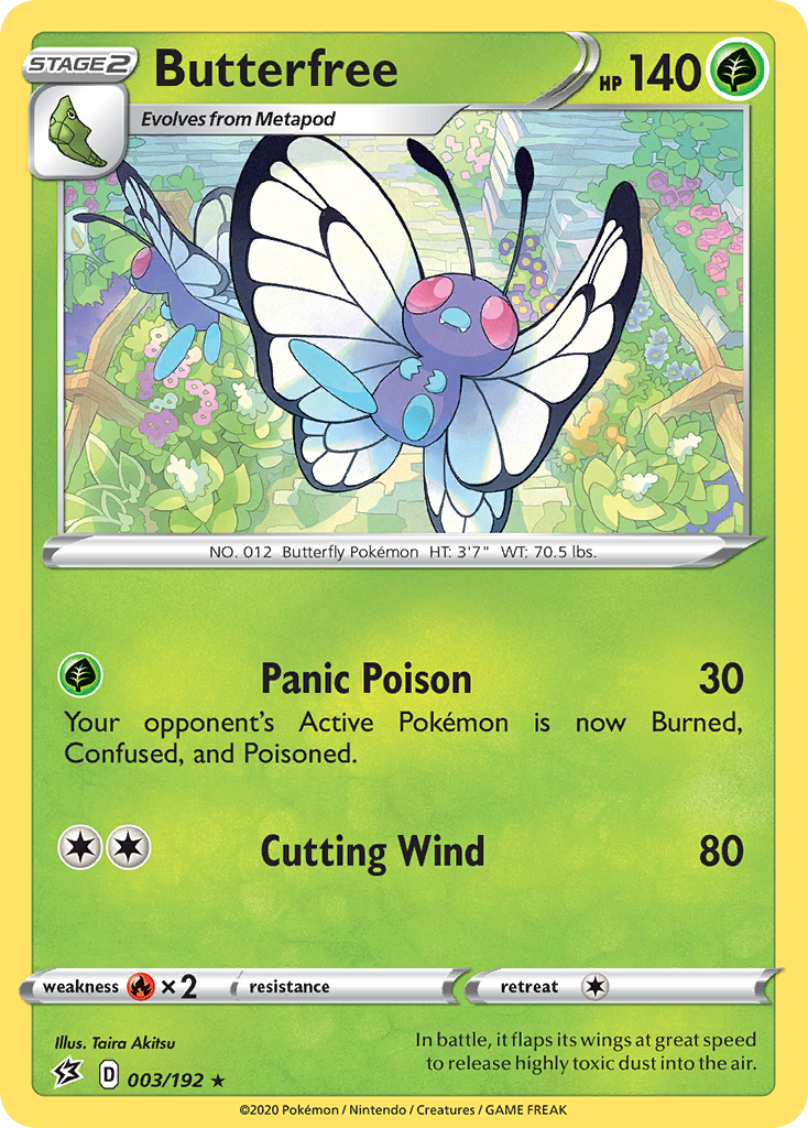 Butterfree (003/192) [Sword & Shield: Rebel Clash] | Card Merchant Takapuna