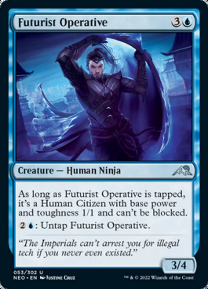 Futurist Operative [Kamigawa: Neon Dynasty] | Card Merchant Takapuna