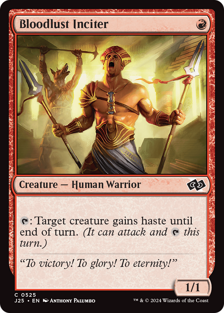 Bloodlust Inciter [Foundations Jumpstart] | Card Merchant Takapuna