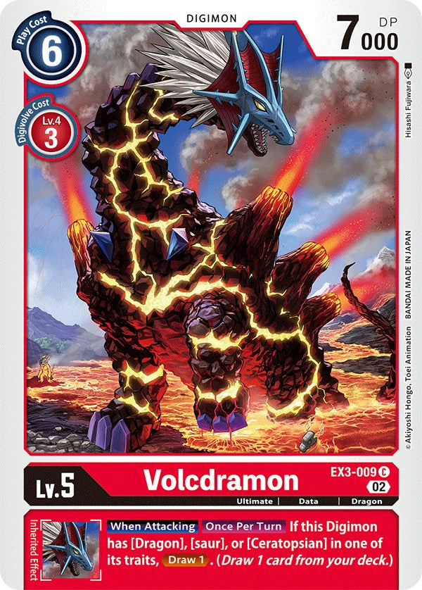 Volcdramon [EX3-009] [Draconic Roar] | Card Merchant Takapuna