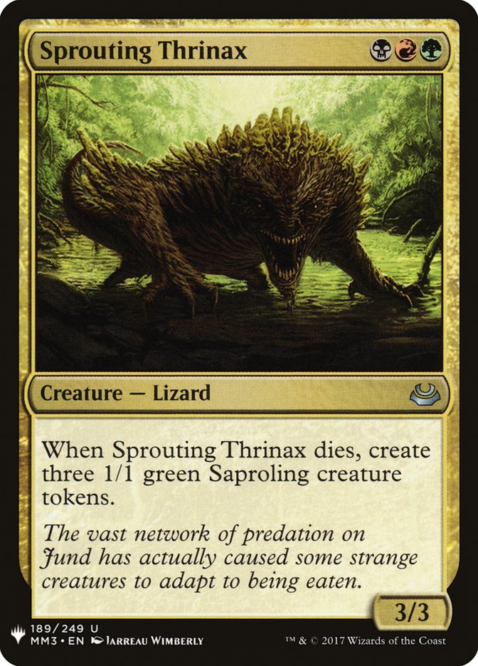 Sprouting Thrinax [Mystery Booster] | Card Merchant Takapuna