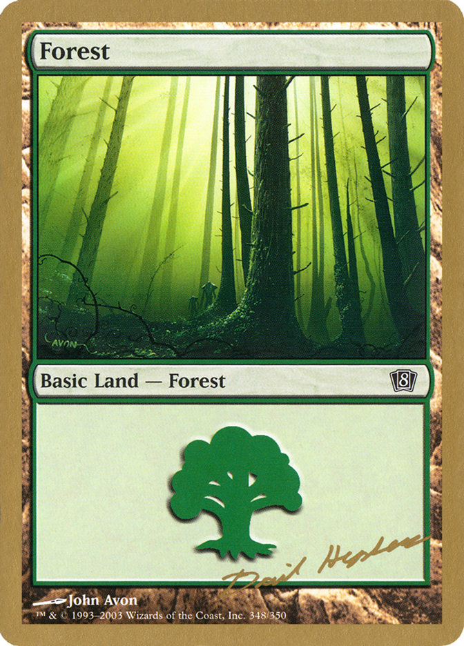 Forest (dh348) (Dave Humpherys) [World Championship Decks 2003] | Card Merchant Takapuna