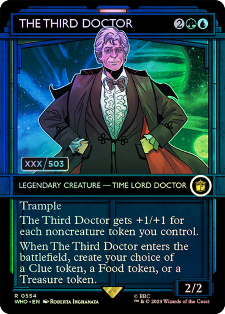 The Third Doctor (Serial Numbered) [Doctor Who] | Card Merchant Takapuna