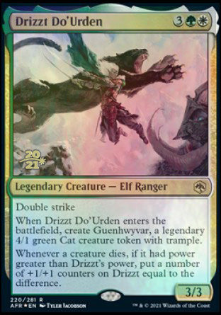 Drizzt Do'Urden [Dungeons & Dragons: Adventures in the Forgotten Realms Prerelease Promos] | Card Merchant Takapuna