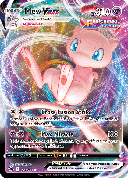 Mew VMAX (114/264) [Sword & Shield: Fusion Strike] | Card Merchant Takapuna