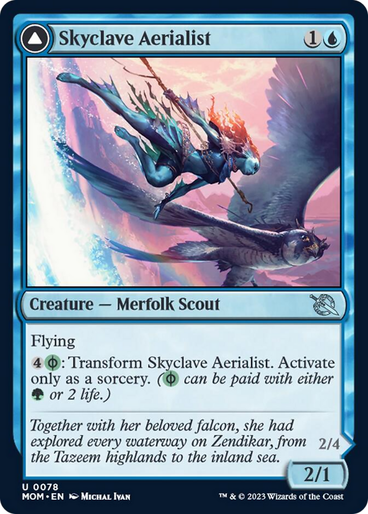 Skyclave Aerialist // Skyclave Invader [March of the Machine] | Card Merchant Takapuna