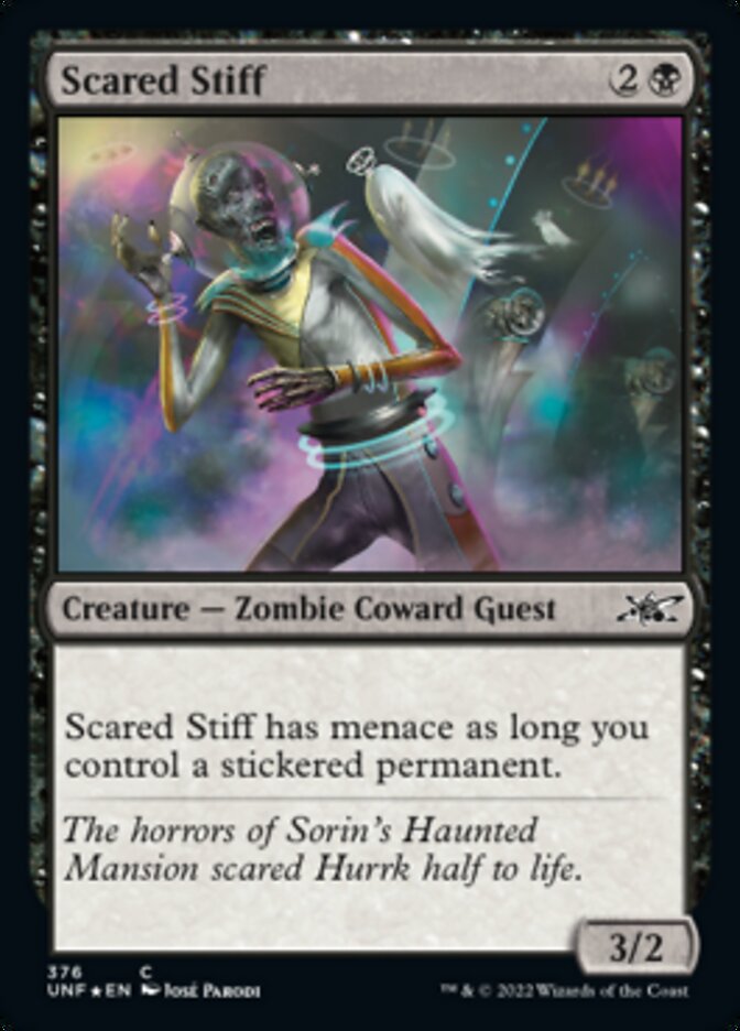 Scared Stiff (Galaxy Foil) [Unfinity] | Card Merchant Takapuna