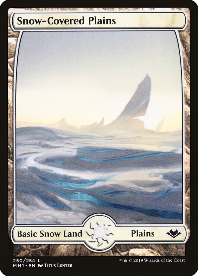 Snow-Covered Plains [Modern Horizons] | Card Merchant Takapuna