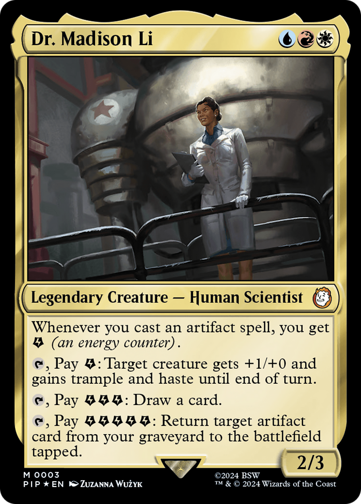 Dr. Madison Li [Fallout] | Card Merchant Takapuna