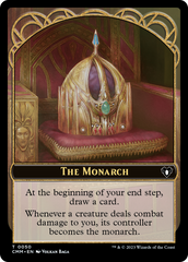 Copy (54) // The Monarch Double-Sided Token [Commander Masters Tokens] | Card Merchant Takapuna