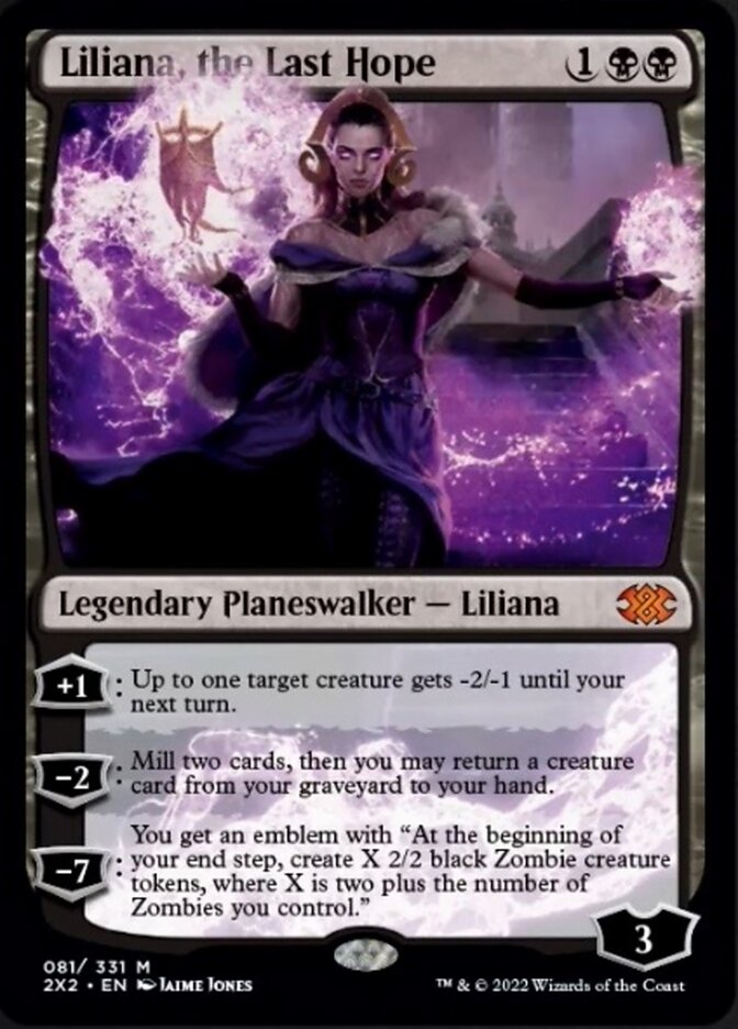 Liliana, the Last Hope [Double Masters 2022] | Card Merchant Takapuna