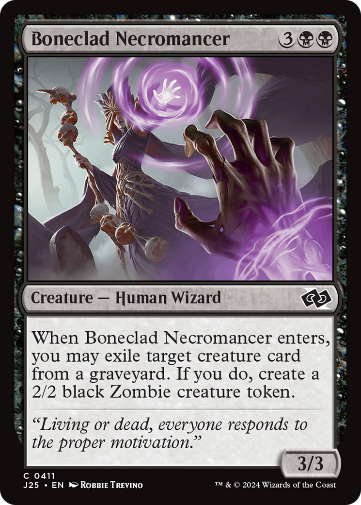 Boneclad Necromancer [Foundations Jumpstart] | Card Merchant Takapuna