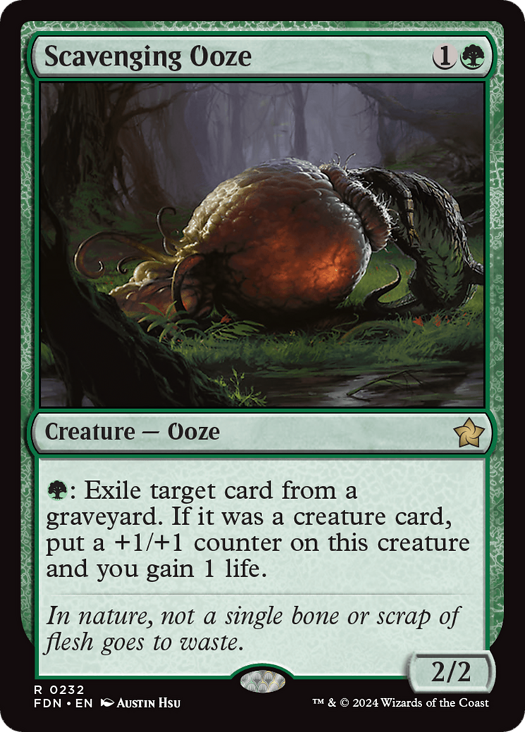 Scavenging Ooze [Foundations] | Card Merchant Takapuna