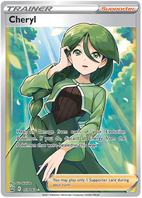 Cheryl (159/163) [Sword & Shield: Battle Styles] | Card Merchant Takapuna