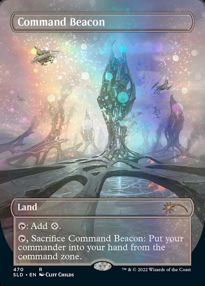 Command Beacon (Galaxy Foil) [Secret Lair Drop Series] | Card Merchant Takapuna