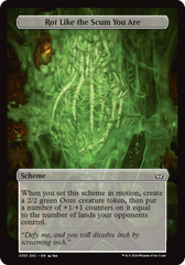 Rot Like the Scum You Are (Full Art) [Duskmourn: Archenemy] | Card Merchant Takapuna