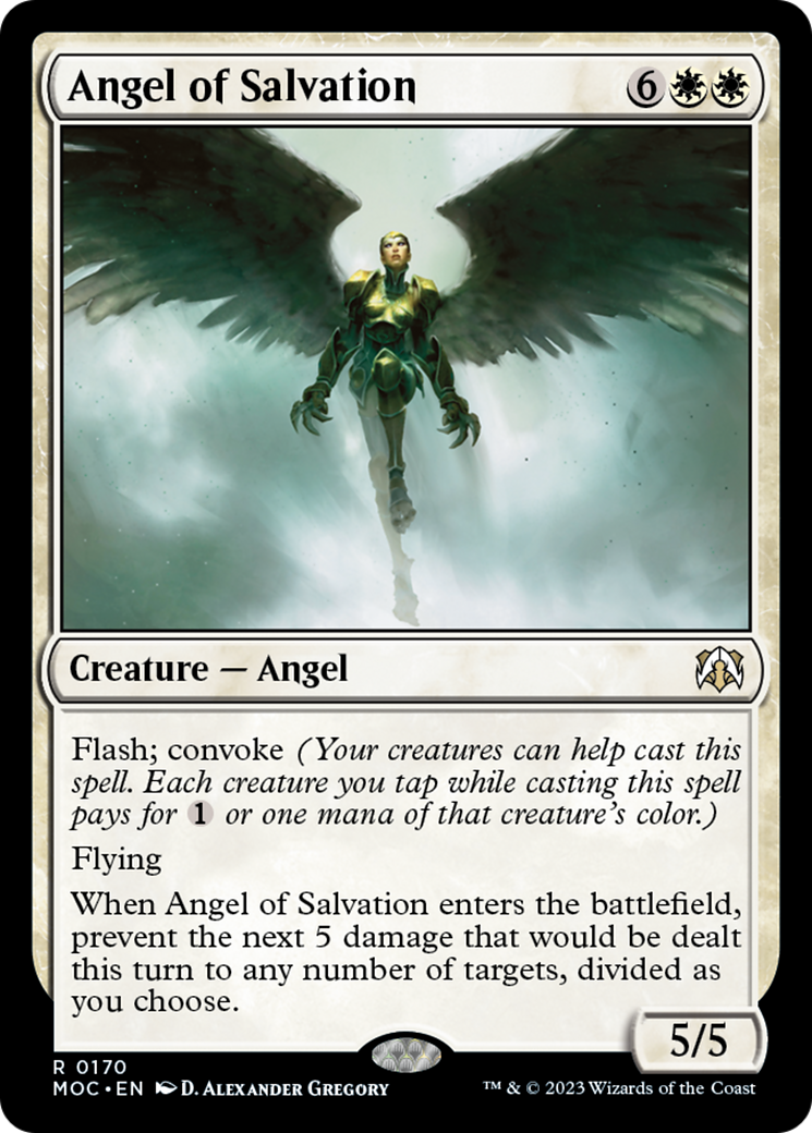 Angel of Salvation [March of the Machine Commander] | Card Merchant Takapuna