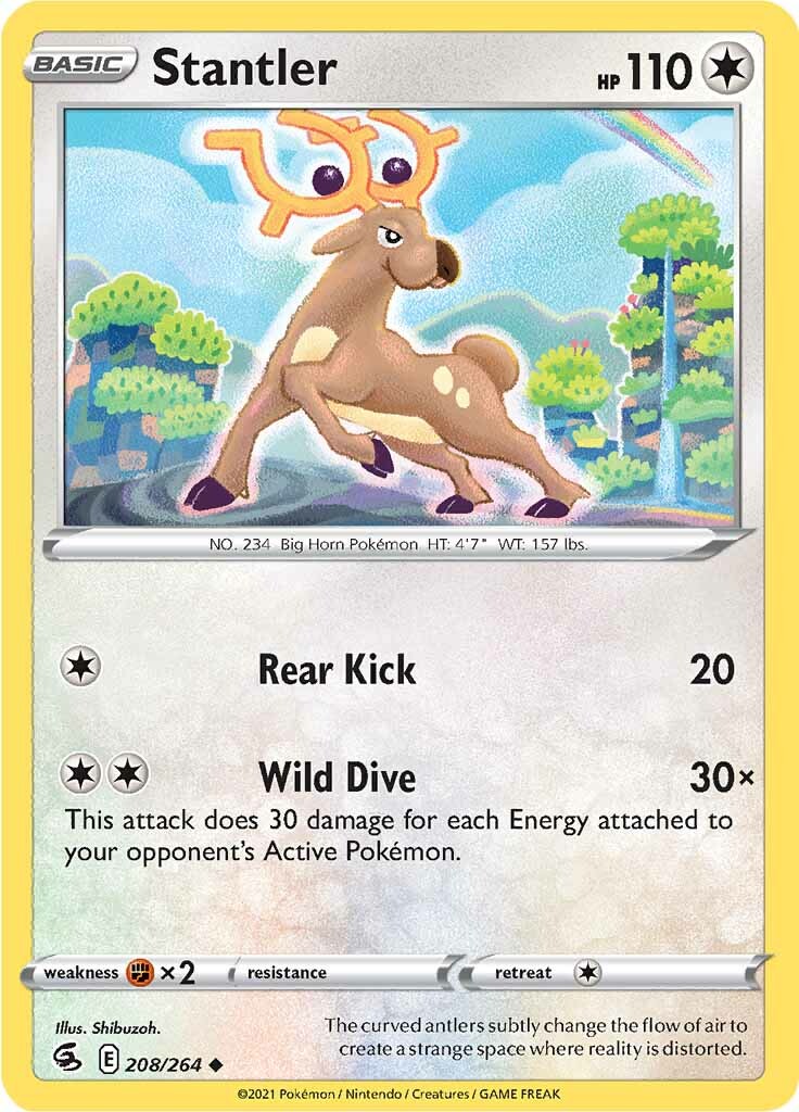 Stantler (208/264) [Sword & Shield: Fusion Strike] | Card Merchant Takapuna