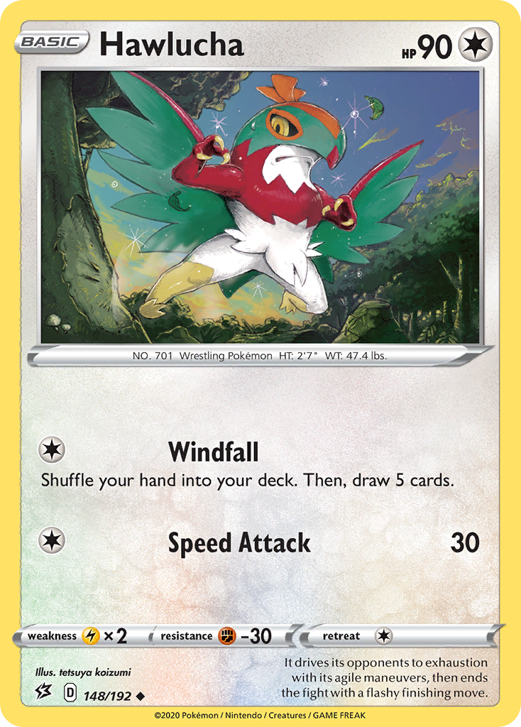 Hawlucha (148/192) [Sword & Shield: Rebel Clash] | Card Merchant Takapuna