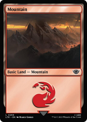 Mountain (269) [The Lord of the Rings: Tales of Middle-Earth] | Card Merchant Takapuna