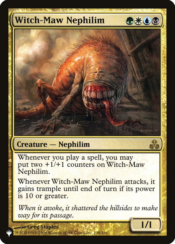 Witch-Maw Nephilim [The List] | Card Merchant Takapuna