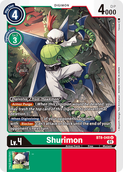 Shurimon [BT8-048] [New Awakening] | Card Merchant Takapuna