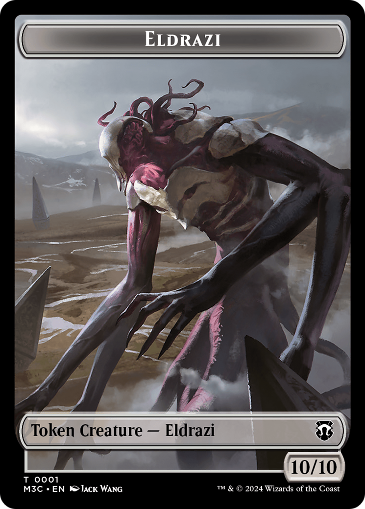 Spirit (Ripple Foil) // Eldrazi Double-Sided Token [Modern Horizons 3 Commander Tokens] | Card Merchant Takapuna