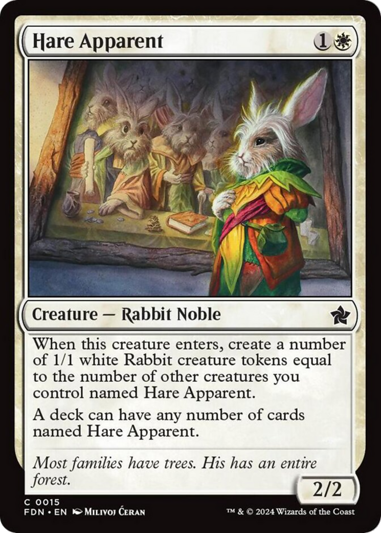 Hare Apparent [Foundations] | Card Merchant Takapuna