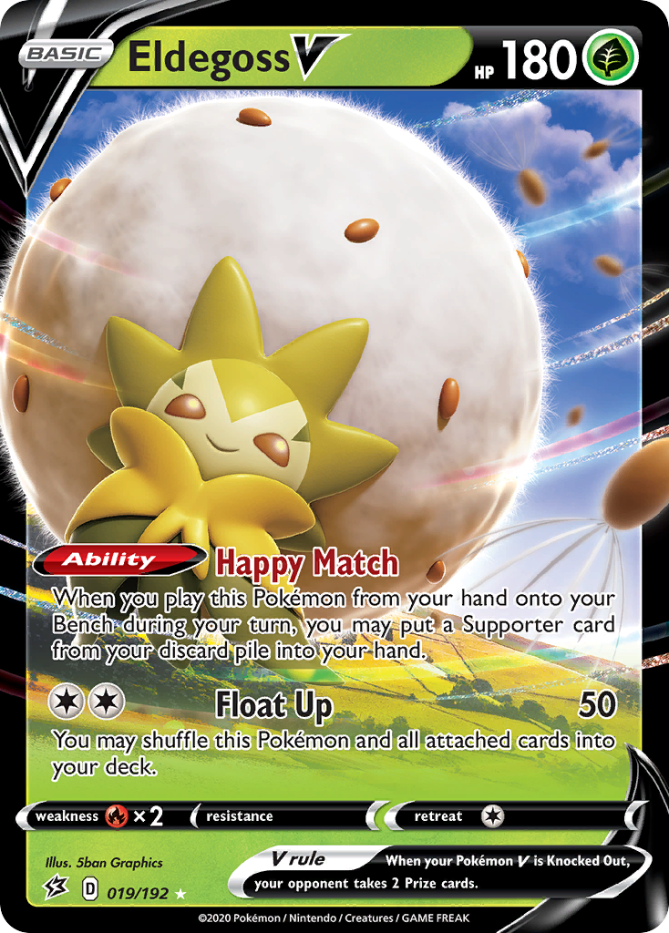 Eldegoss V (019/192) [Sword & Shield: Rebel Clash] | Card Merchant Takapuna