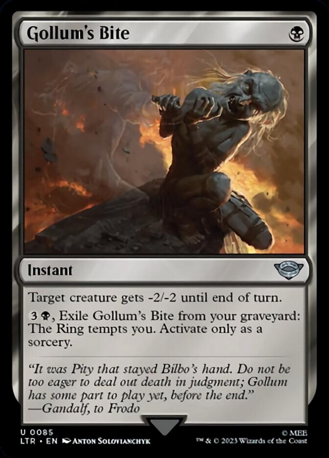 Gollum's Bite [The Lord of the Rings: Tales of Middle-Earth] | Card Merchant Takapuna