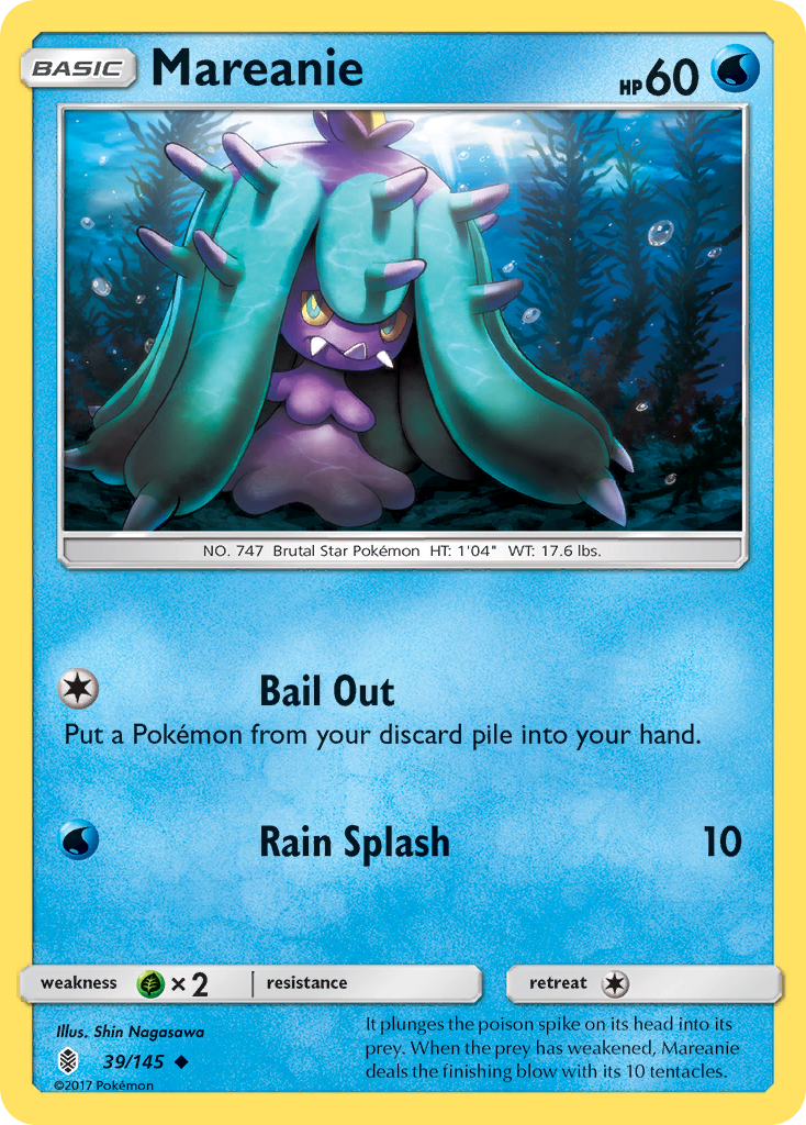 Mareanie (39/145) [Sun & Moon: Guardians Rising] | Card Merchant Takapuna