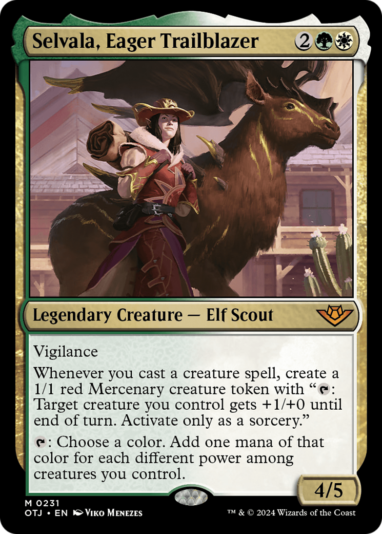 Selvala, Eager Trailblazer [Outlaws of Thunder Junction] | Card Merchant Takapuna