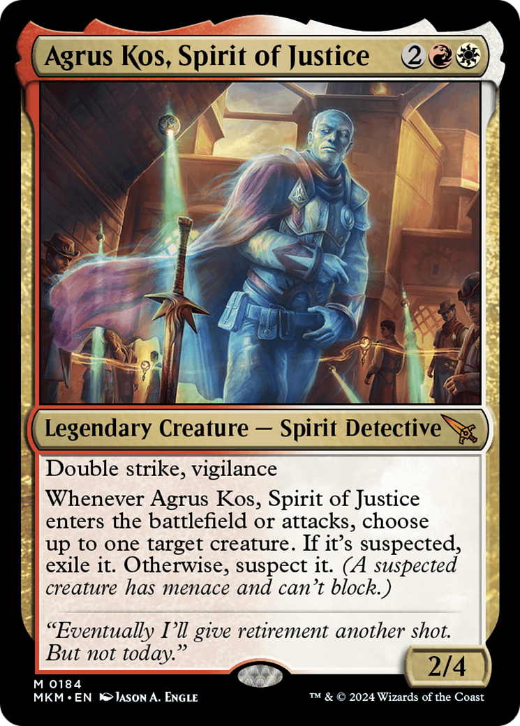 Agrus Kos, Spirit of Justice [Murders at Karlov Manor] | Card Merchant Takapuna