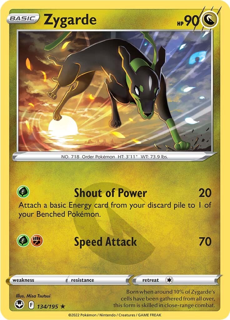 Zygarde (134/195) [Sword & Shield: Silver Tempest] | Card Merchant Takapuna