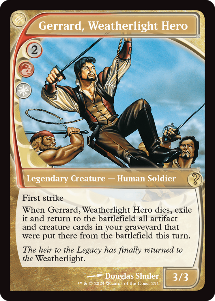 Gerrard, Weatherlight Hero (Future Sight) [Mystery Booster 2] | Card Merchant Takapuna