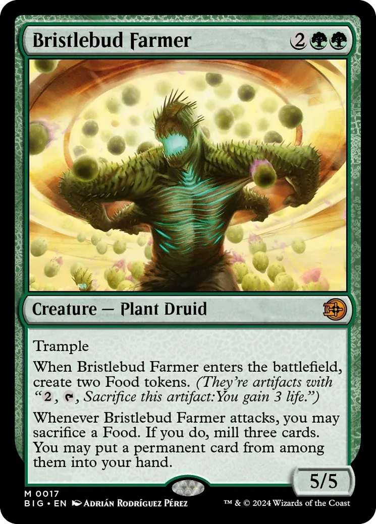 Bristlebud Farmer [Outlaws of Thunder Junction: The Big Score] | Card Merchant Takapuna