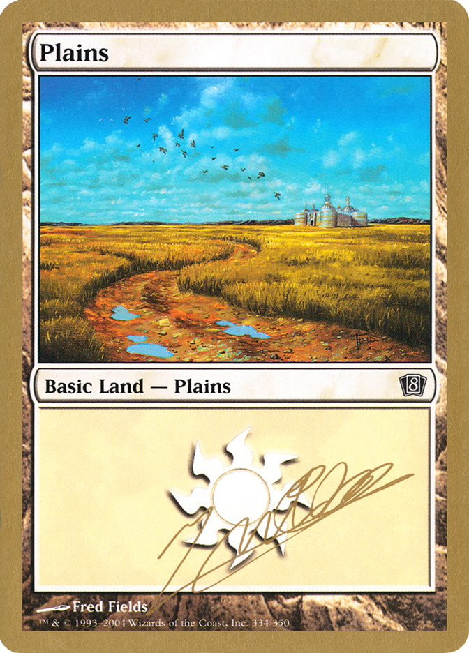 Plains (jn334) (Julien Nuijten) [World Championship Decks 2004] | Card Merchant Takapuna