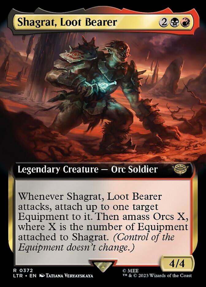 Shagrat, Loot Bearer (Extended Art) [The Lord of the Rings: Tales of Middle-Earth] | Card Merchant Takapuna