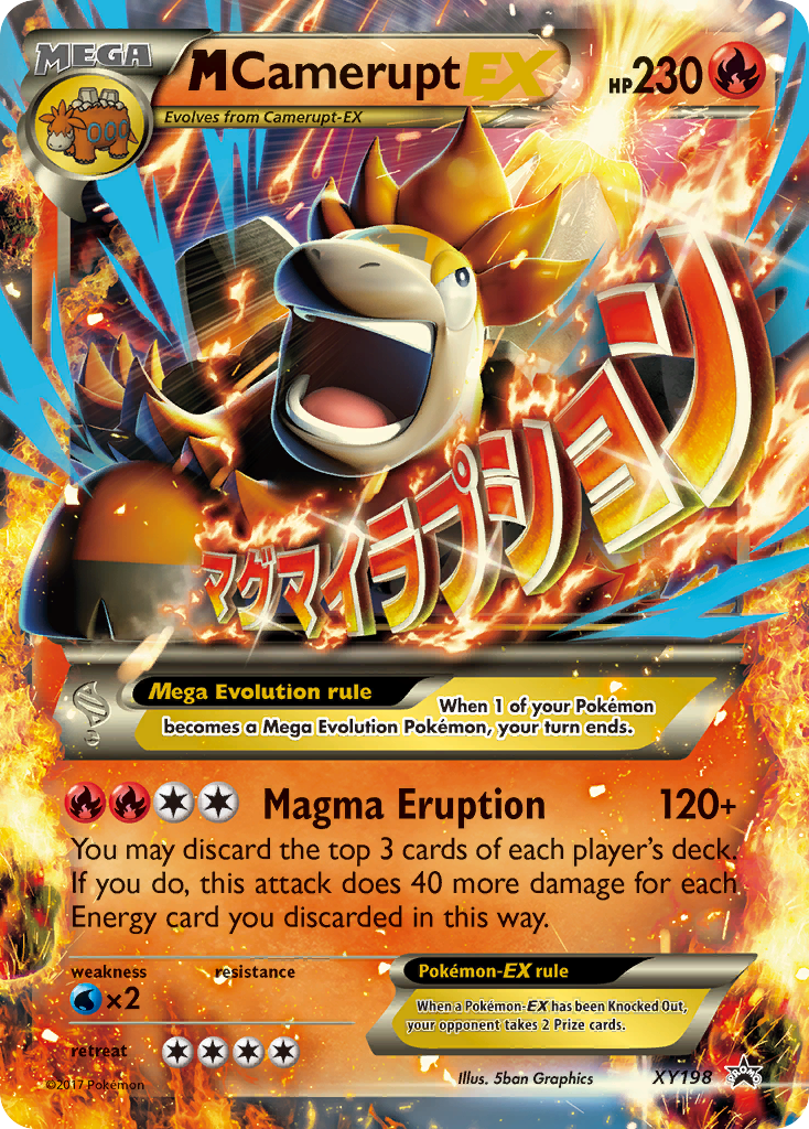 M Camerupt EX (XY198) [XY: Black Star Promos] | Card Merchant Takapuna