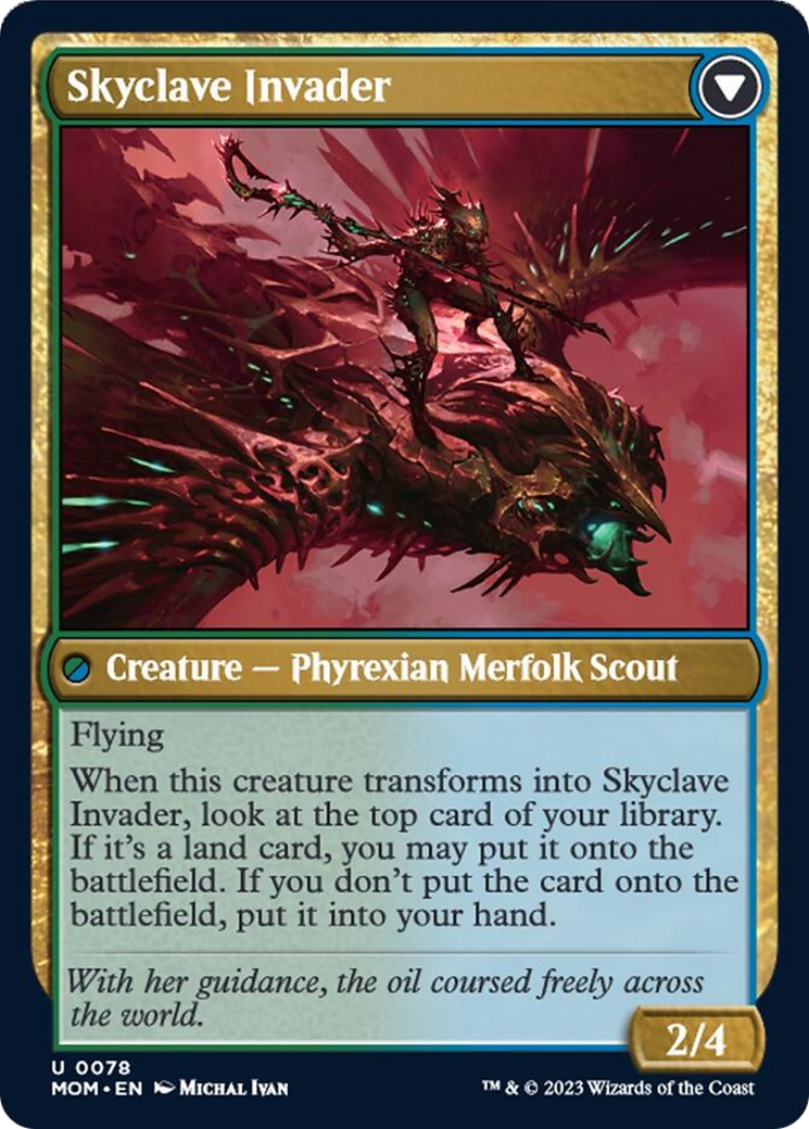 Skyclave Aerialist // Skyclave Invader [March of the Machine] | Card Merchant Takapuna