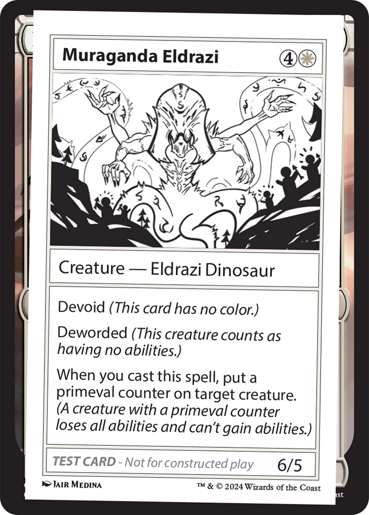 Muraganda Eldrazi [Mystery Booster 2 Playtest Cards] | Card Merchant Takapuna