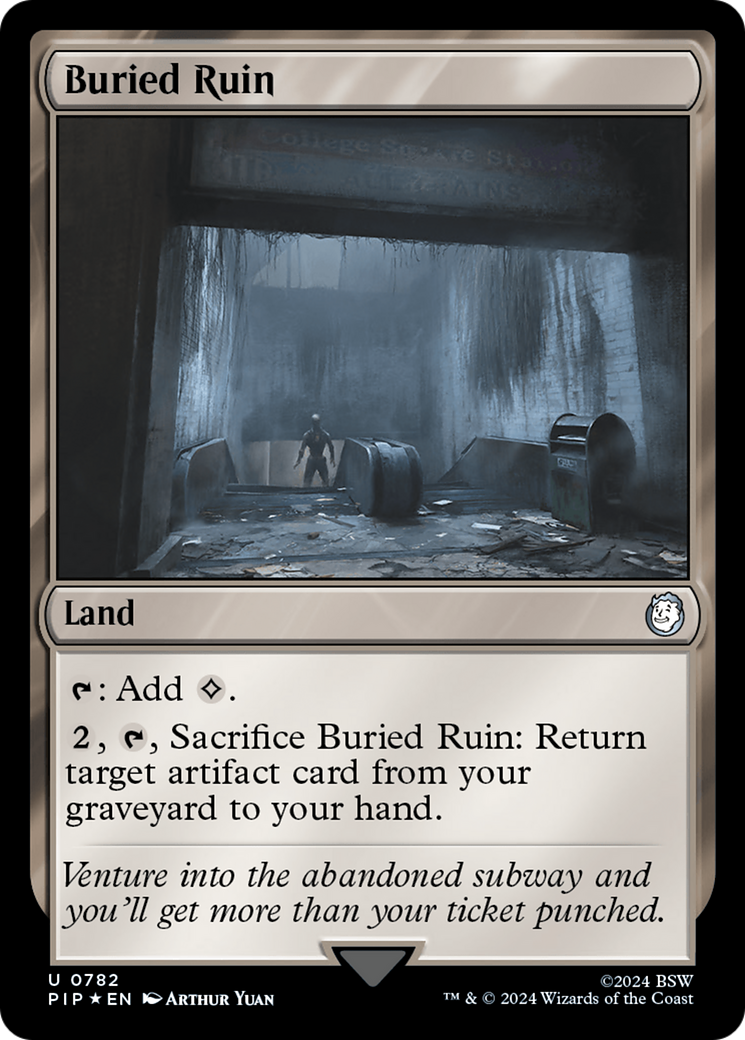 Buried Ruin (Surge Foil) [Fallout] | Card Merchant Takapuna